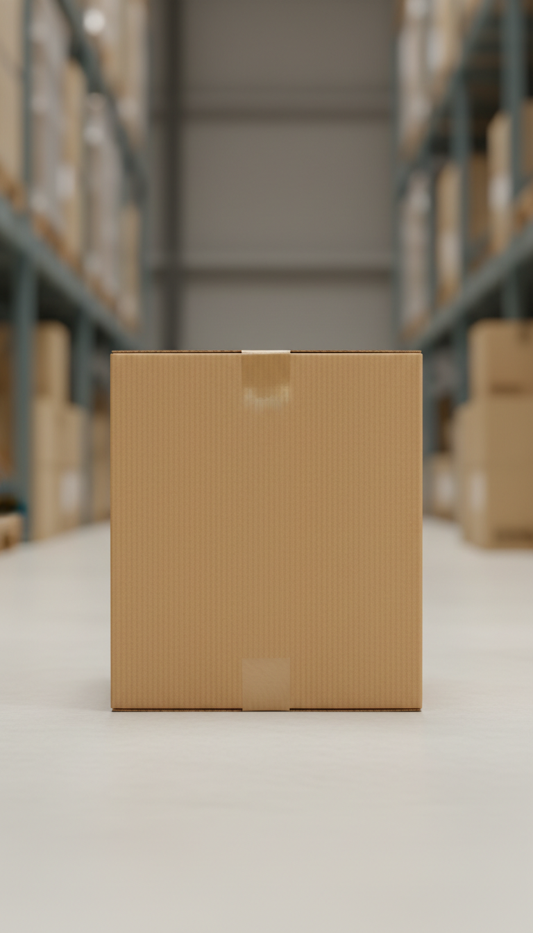 Single wall standard shipping box